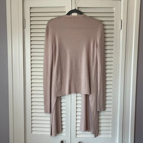 Diane von Furstenberg open 'Sloan' cardigan pink large EUC - Picture 6 of 8